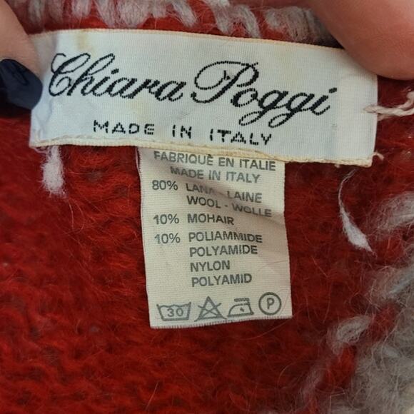 Chiara Poggi Mohair Sweater Women's Small 1970's Vintage - Picture 3 of 4